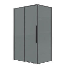 Душевое ограждение Grossman Galaxy 100.K33.01.100.42.10-200.K33.01.70.42.10 (100х70х195) раздвижная,графит сатин,стекло тонированное