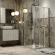 Душевое ограждение Grossman Alba1 GR-9090Al1 (90х90х190) квадрат,раздвижная
