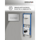 Комплект 2 в 1: Grossman инсталляция Pragma 900.K31.01.000+клавиша смыва 700.K31.03.110.110 хром матовый