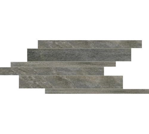 Walks 1.0 Gray Modulo Listello Sfalstato 21x40