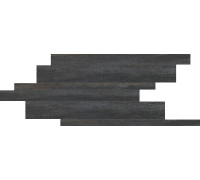 Walks 1.0 Black Modulo Listello Sfalstato 21x40