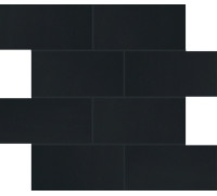 B&W Marble Black High-Glossy 6 Mm 7,5x15 Muretto 30x30