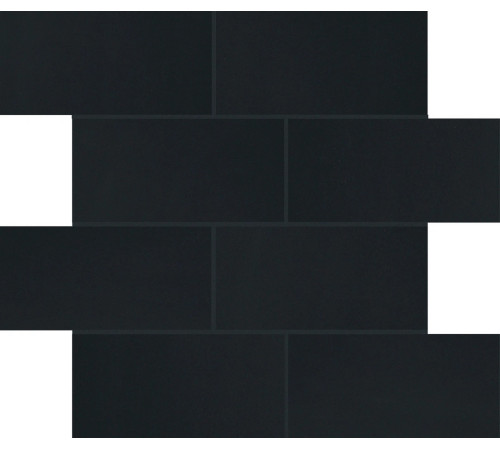 B&W Marble Black High-Glossy 6 Mm 7,5x15 Muretto 30x30