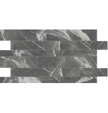 Stones & More 2.0 Calacatta Black Smooth Listello Sfalsato 30x60