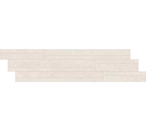 Elemental Stone White Limes.Listello Sfalsato Nat Lucido 15x60