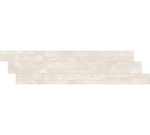 Elemental Stone White Dolomia Listello Sfalsato Nat Lucido 15x60
