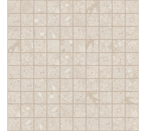 Elemental Stone White Limestone 3x3 Mos Lucido 30x30