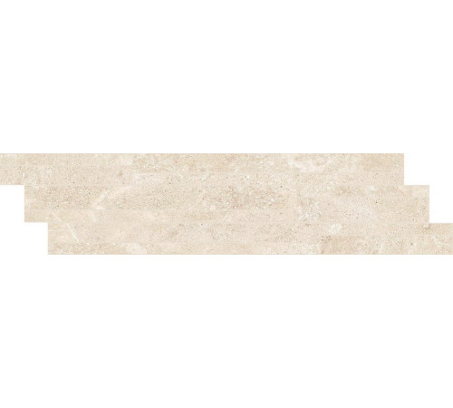 Elemental Stone Cream Limes.Listello Sfalsato Nat Lucido 15x60