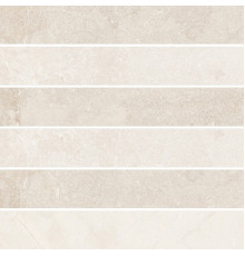 Elemental Stone White Limestone Mos 3d Nat 30x30