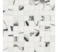 B&W Marble Breach Mat Mosaico 3x3 30x30