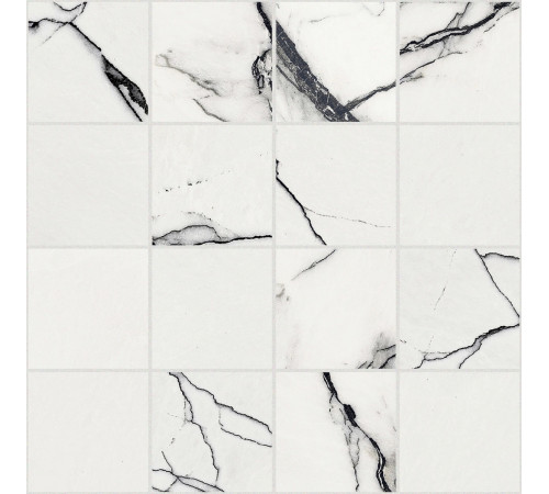B&W Marble Breach Hglossy 6 Mm Mos 7,5x7,5 30x30