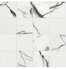 B&W Marble Breach Mat 6 Mm Mos 7,5x7,5 30x30