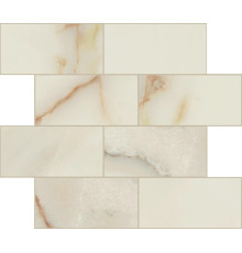 Bijoux Onyx Blanche Glossy 6mm Muretto 7.5x15 30x30