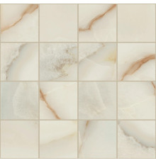 Bijoux Onyx Blanche Glo 6mm Mos 7.5x7.5 30x30
