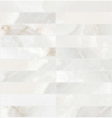 Reves De Rex Perle Matte Mosaico 3x15 30x30