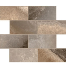 Reves De Rex Choco Glossy 6mm Muretto 7.5x15 30x30