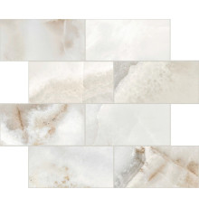Reves De Rex Noisette Glossy 6mm Muretto (7.5x15) 30x30