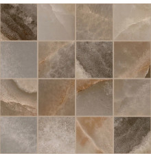 Reves De Rex Choco Matte 6mm Mosaico 7.5x7.5 30x30
