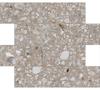 Match Up Cerim Ear Grey Mix Glossy 6 Mm Muretto 7.5x15 30x30