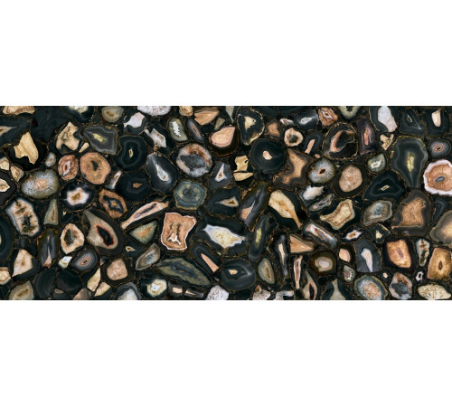 Mystic Luxe Black Sea Glossy 6 Mm 120x280