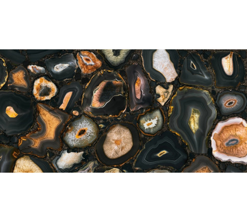 Mystic Luxe Black Sea Gold Glossy 6 Mm 60x120