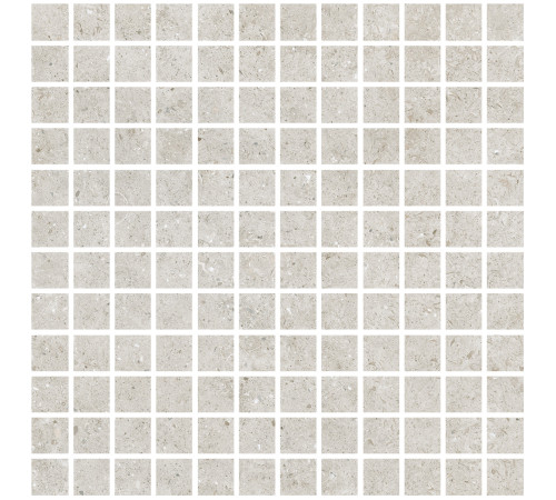 Beren Light Grey Mosaic 25 Natural 30x30