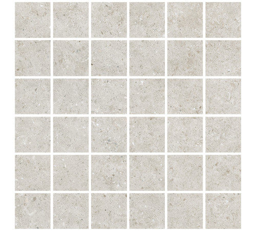 Beren Light Grey Mosaic 55 Natural 30x30