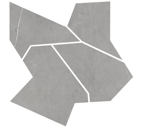Allure Deco Mosaic Grey Soft 60x60