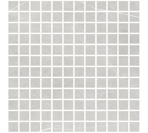 Allure Mosaic 25 Light Grey Soft 30x30