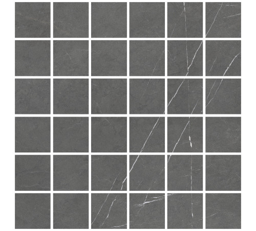 Allure Mosaic 55 Anthracite Anti-Slip 30x30
