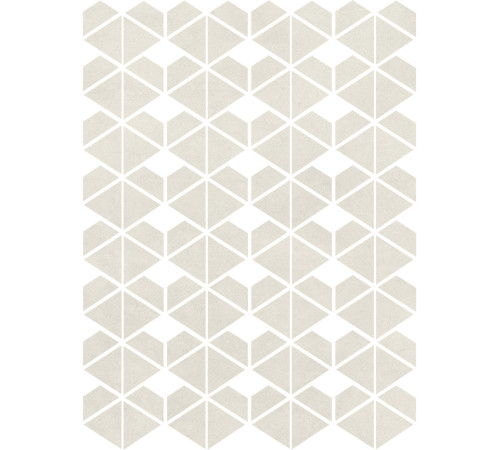 Cava White Mosaic. D. 22.8x27.1