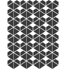 Cava Black Mosaic. D. 22.8x27.1