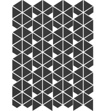 Cava Black Mosaic. E. 22.8x27.8
