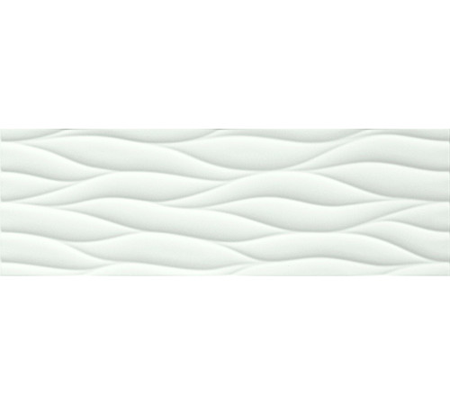 Lumina Curve White Matt 25x75
