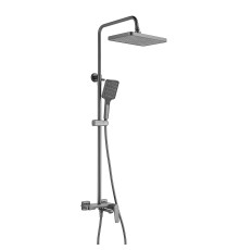 Душевая система Shevanik S4226T, оружейная сталь