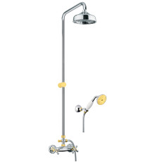 Душевая система Fiore MARGOT SKY (SWAROVSKI®) 01CO0620, хром/золото