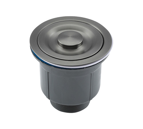 Кухонная мойка с коландером GAPPO GS5040-6, оружейная сталь