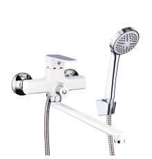 Смеситель для ванны FRUD R22301, белый