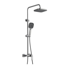 Душевая система Shevanik S9736T, оружейная сталь