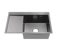 Мойка для кухни Fmark FSC6550Q-R, графит