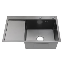 Мойка для кухни Fmark FSC6550Q-R, графит
