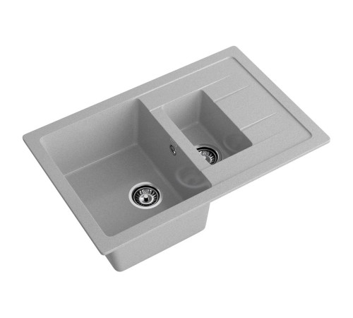 Кухонная мойка GranFest QUADRO 775KL, серый