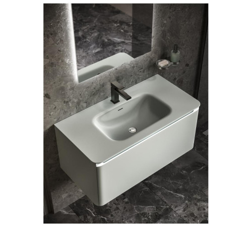 Раковина встраиваемая Knotlor ГРАЦИЯ FWB110900BEM, серый шелк, 90 см