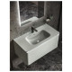 Раковина встраиваемая Knotlor ГРАЦИЯ FWB110900BEM, серый шелк, 90 см