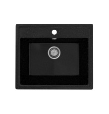 Кухонная мойка Practik PR-M-565-004 (без сифона), черный оникс