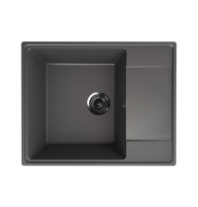 Кухонная мойка Ulgran Quartz Prima 605-09, мокрый асфальт