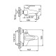 Смеситель для ванны FRAP F3204, хром