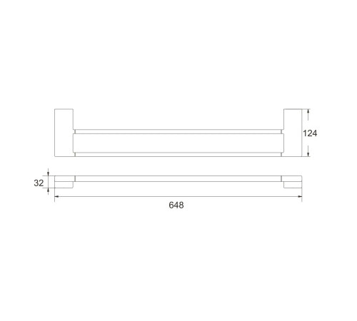 Полотенцедержатель Rose RG1827C, белый