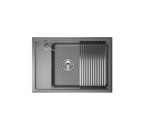 Кухонная мойка Granula 7305, АЛЮМИНИУМ