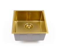 Кухонная мойка Grandex Aqua Optima 5011351, золото